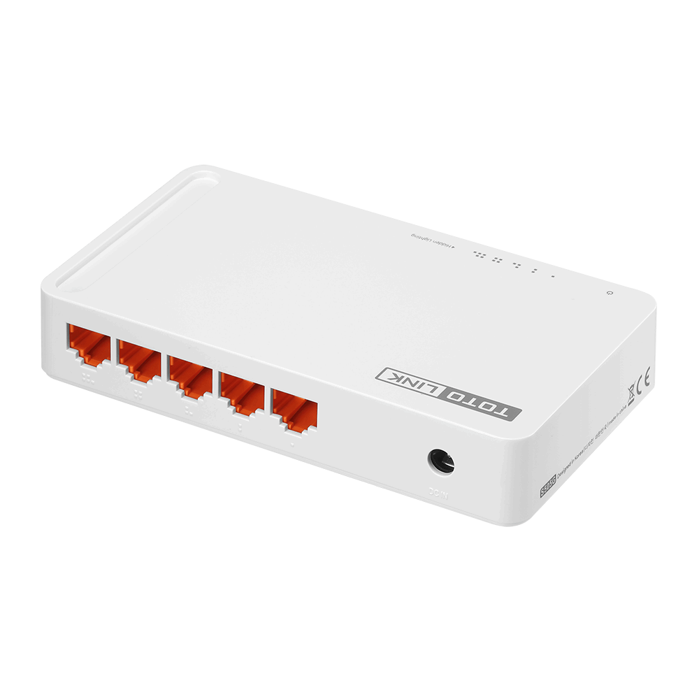 TOTOLINK S505G 5埠 Giga極速乙太網路交換器