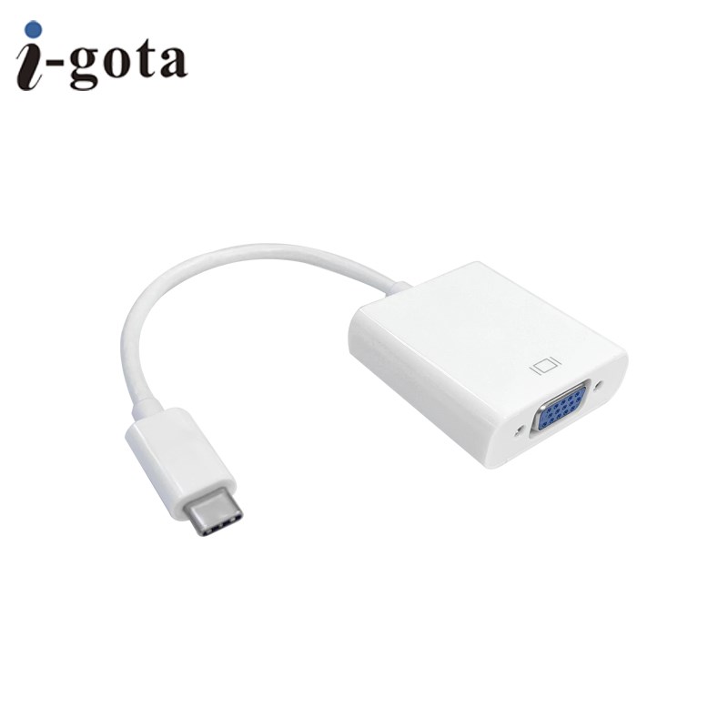 i-gota  VGA 轉 Type.C1080p 高畫質影像轉接器 for Apple MAC系列