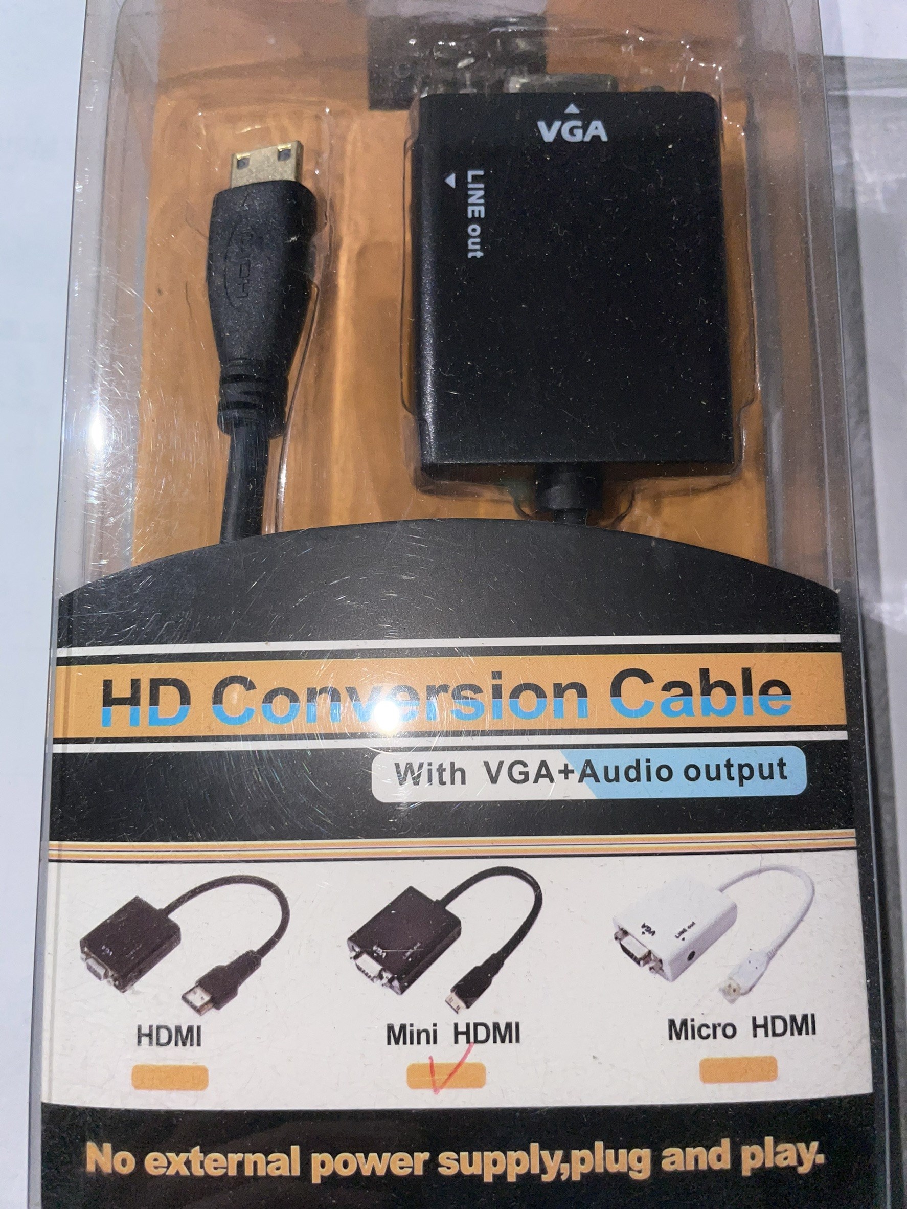 Mini HDMI to VGA