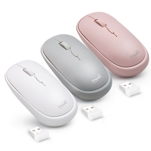 E-books M61 無印風超靜音無線滑鼠
