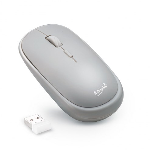 E-books M61 無印風超靜音無線滑鼠