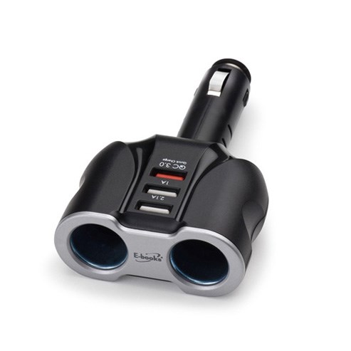 B32 車用QC3.0 USB快充+雙槽擴充充電器