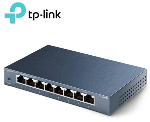 TP-LINK TL-SG108 8埠 10/100/1000Mbps專業級Gigabit交換器