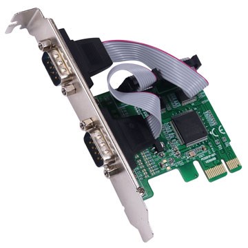 伽利略 PCI-E RS-232 2埠 擴充卡