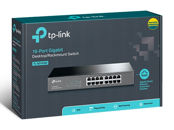TL-SG1016D 16 埠 Gigabit 交換器