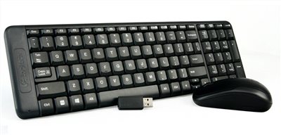 Logitech  羅技 無線滑鼠鍵盤組 MK220