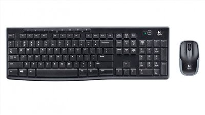 Logitech  羅技 無線滑鼠鍵盤組 MK270r