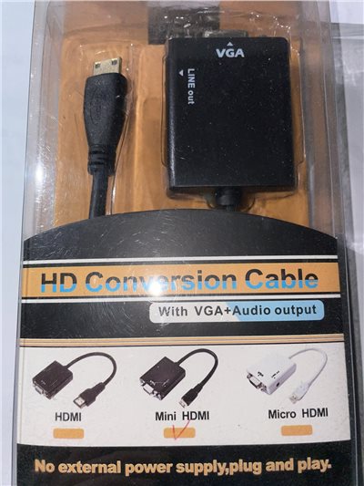 Mini HDMI to VGA