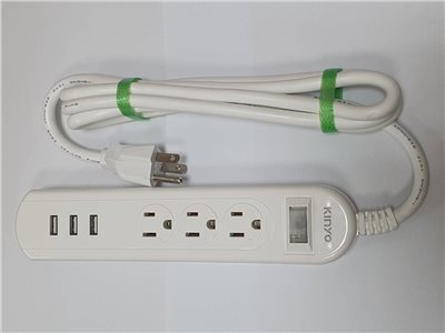 1開3插三USB延長線(6呎) (CGU-313)