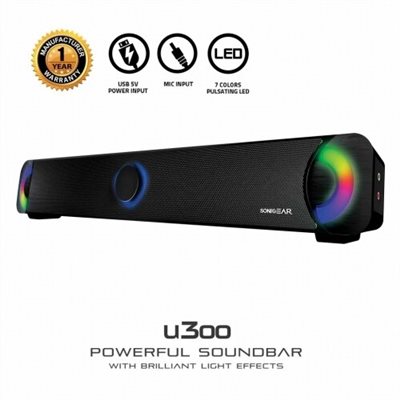【SonicGear】 U300 USB 2.0聲道多媒體音箱
