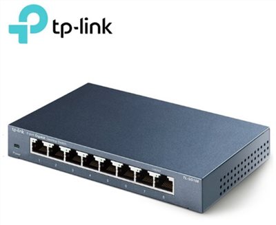 TP-LINK TL-SG108 8埠 10/100/1000Mbps專業級Gigabit交換器