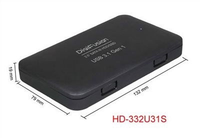 伽利略 USB3.1 Gen1 to SATA/SSD 2.5" 硬碟外接盒   