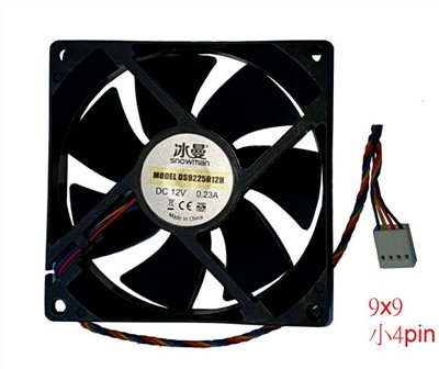 9公分風扇小4PIN1800轉
