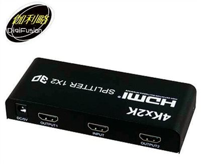 伽利略 HDMI 4K2K影音分配器 1進2出 HDS102A