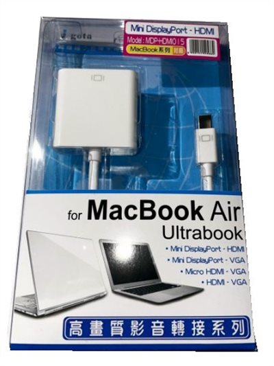 i-gota 愛購它 高畫質MiniDP公-HDMI母轉接器 15CM